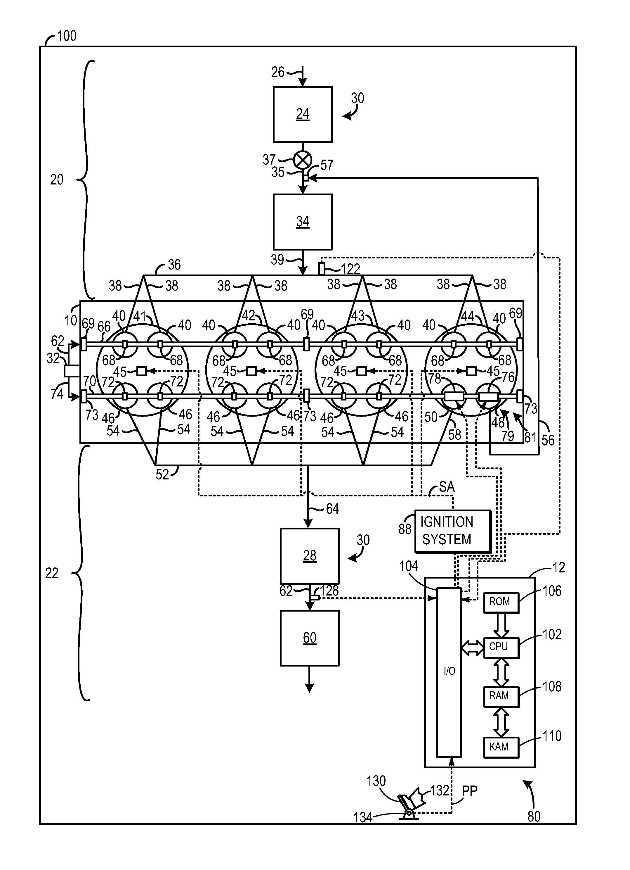 Devices and methods for exhaust gas recirculation operation of an engine