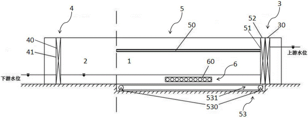 Water-saving ship lock and ship lockage method thereof