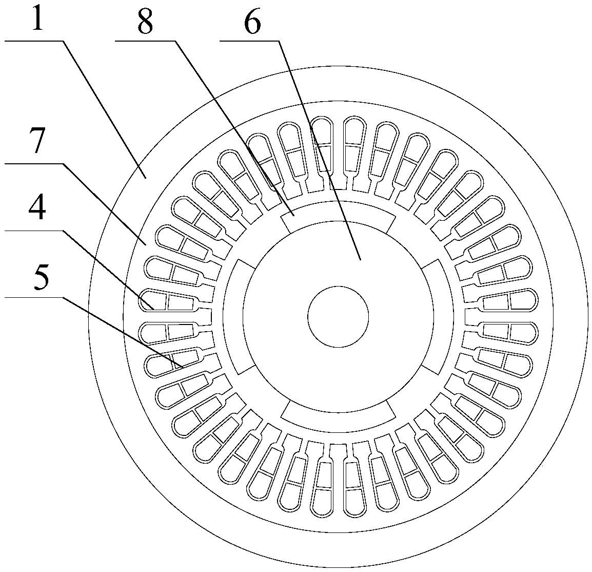 A two-degree-of-freedom bearingless permanent magnet motor