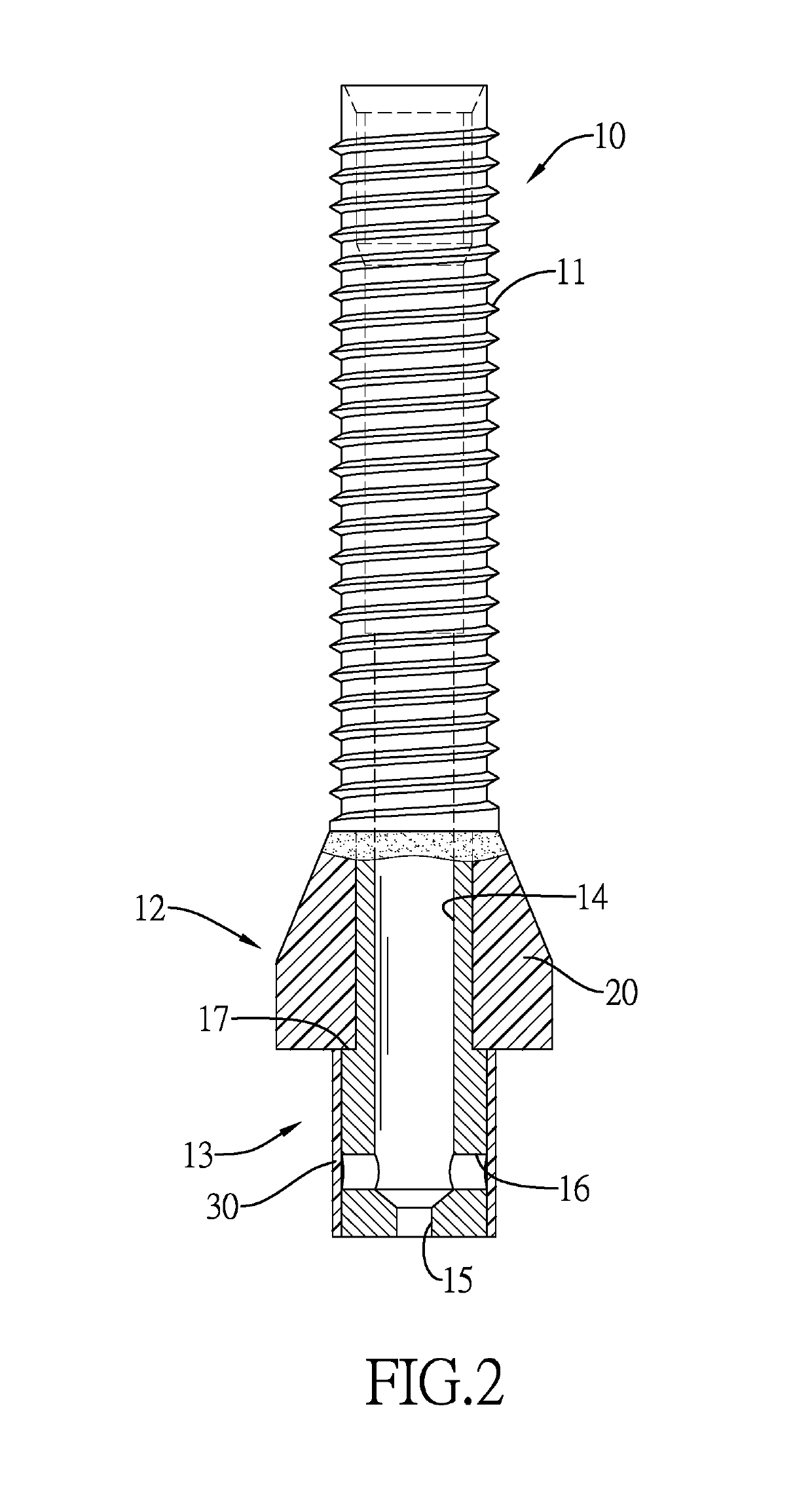 Tubeless air valve stem