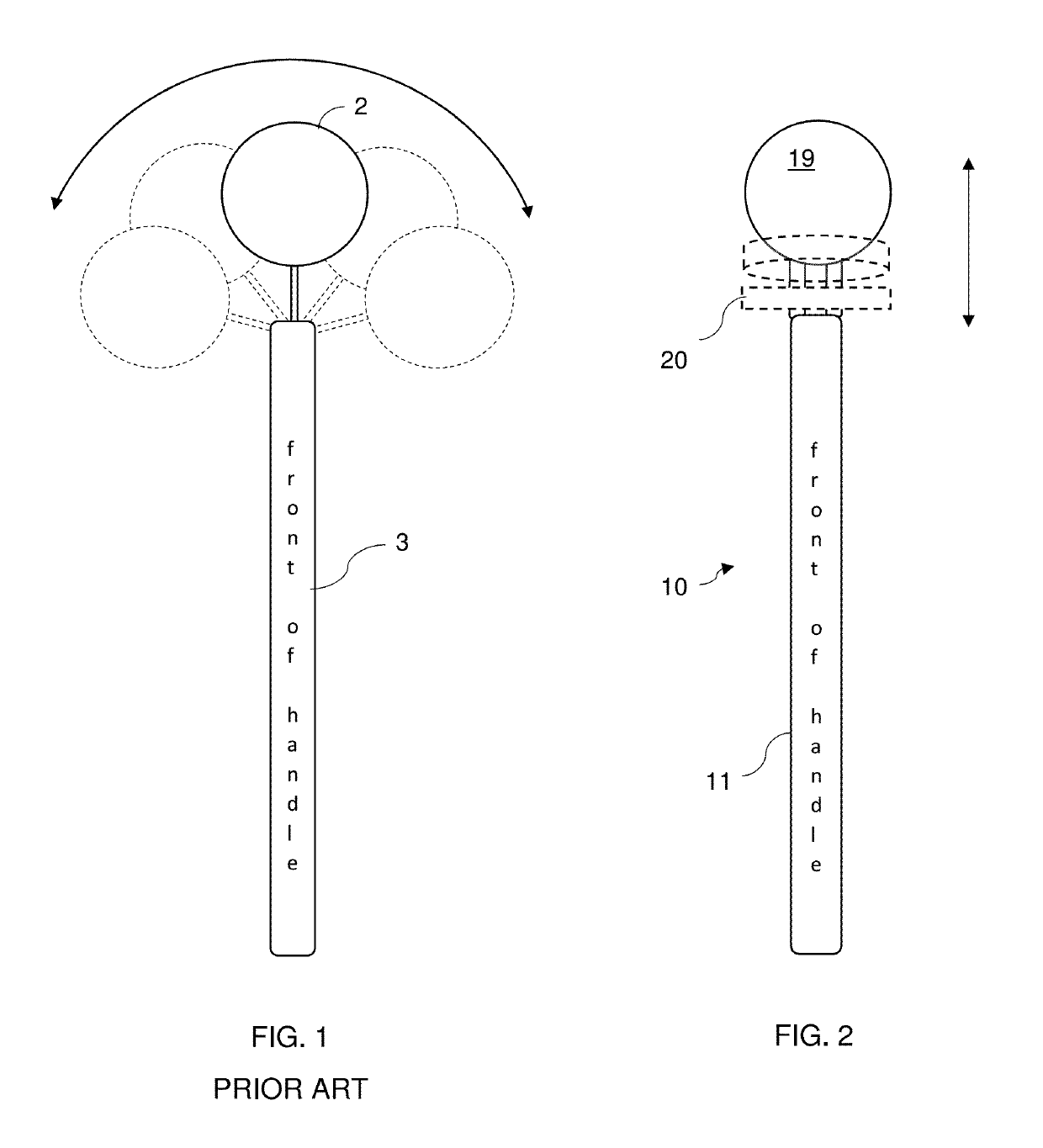 Adjustable dental mirror