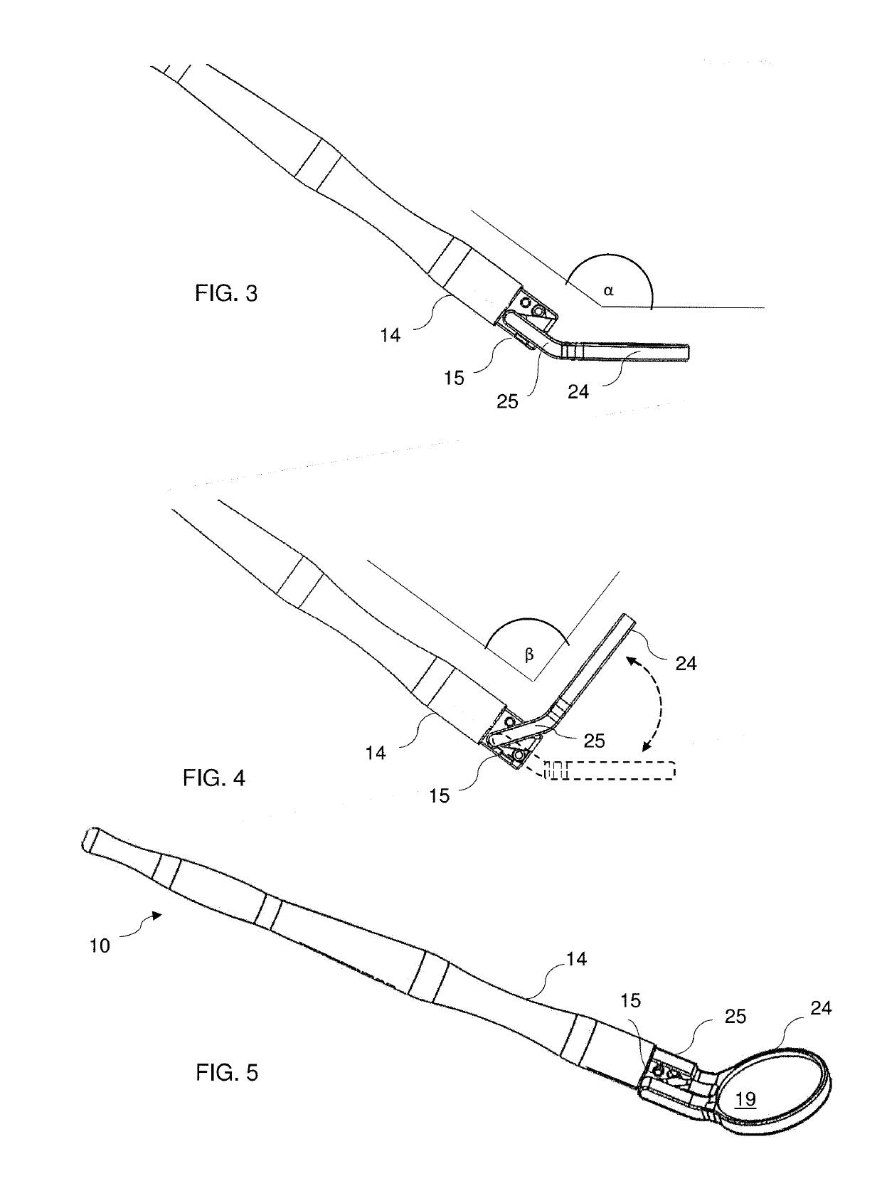 Adjustable dental mirror