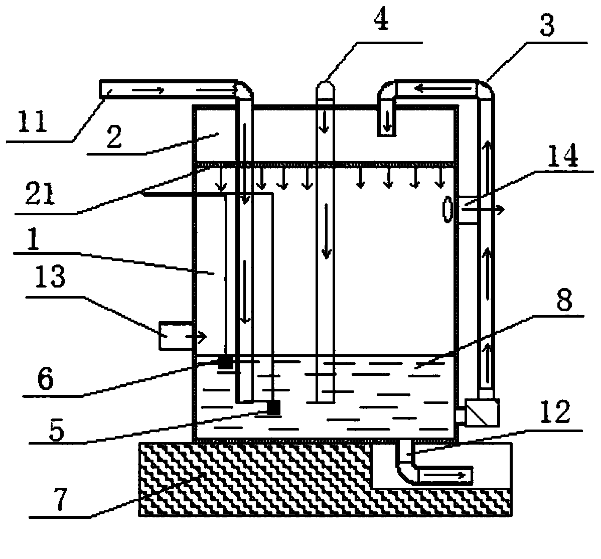 Automobile tail gas purification system and purification method thereof