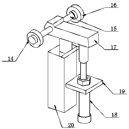 Automatic loading and unloading device for digital controlled lathe