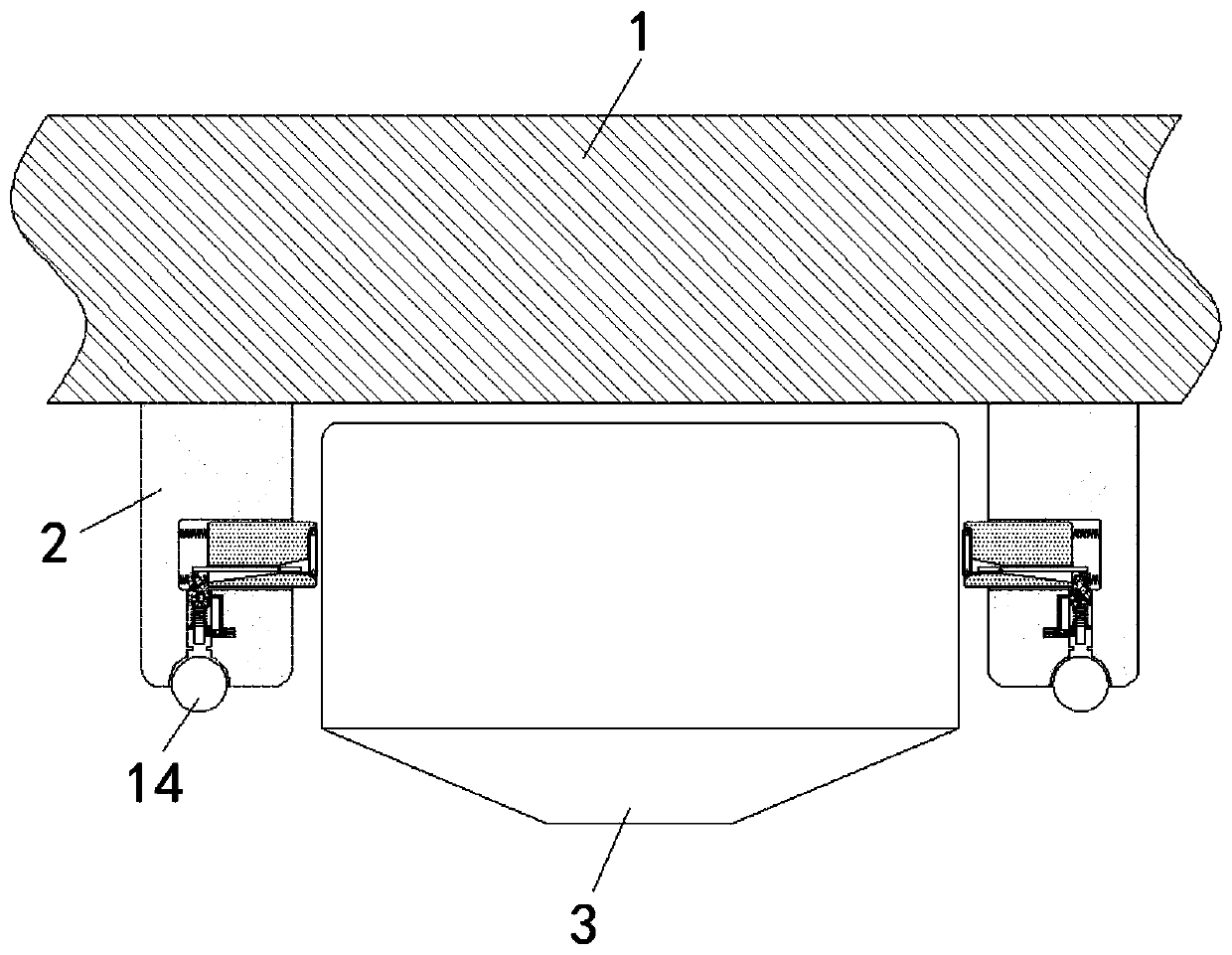 Assembly line sensor displacement detection device with automatic early warning function