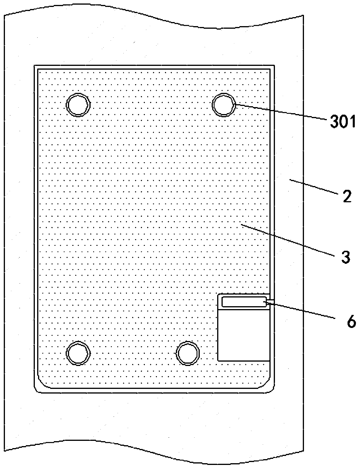 Assembly line sensor displacement detection device with automatic early warning function