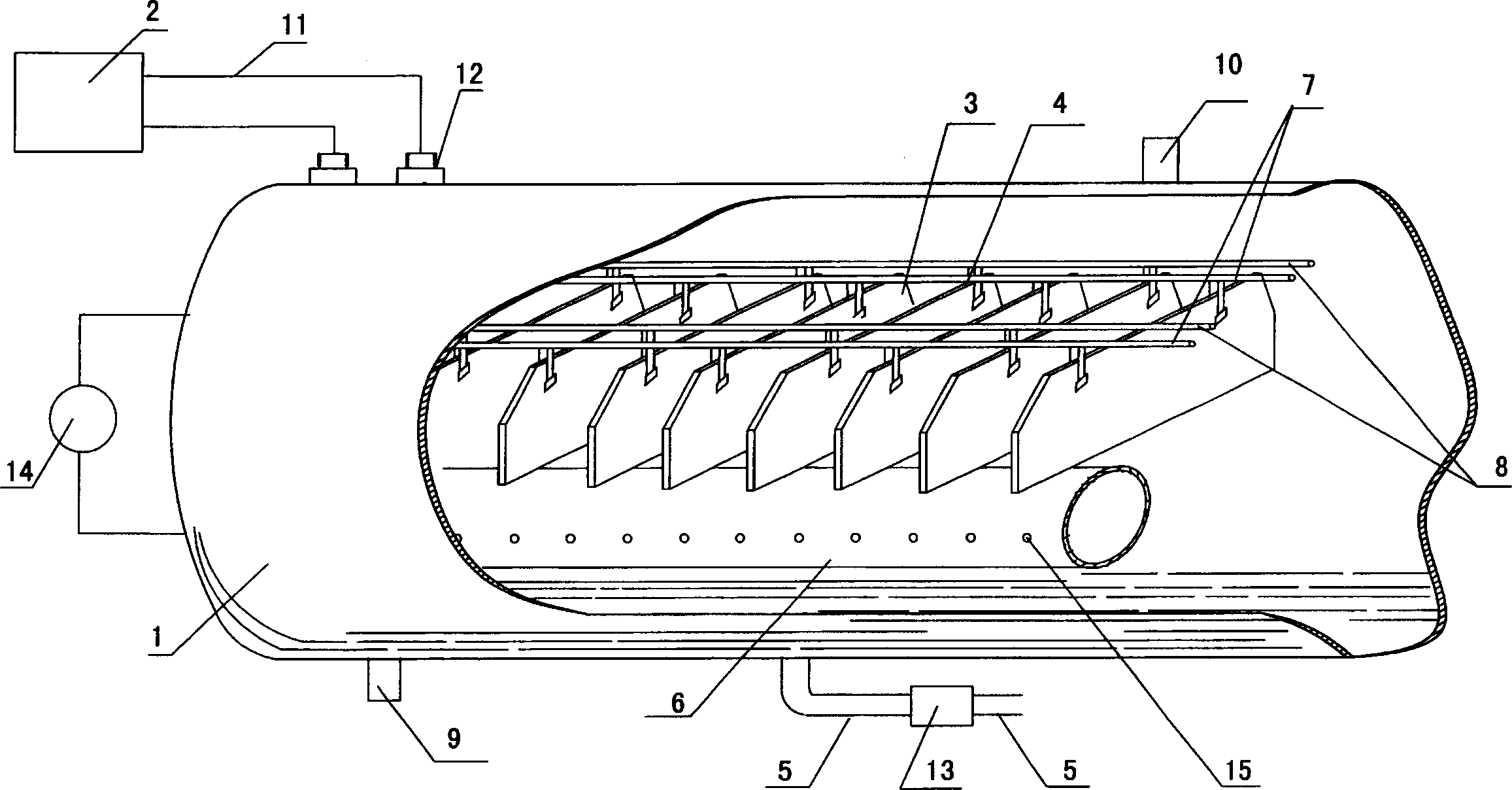 High-frequency and high-pressure oil and water separating method and devices