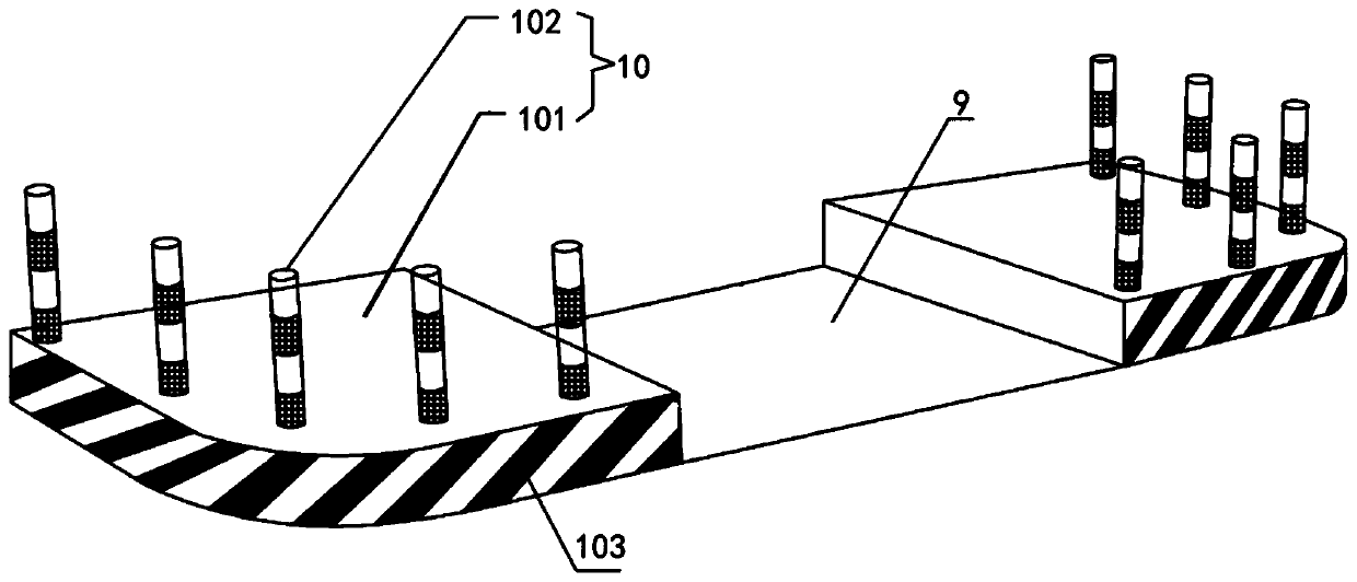 Non-motor vehicle traffic optimization system for urban road section