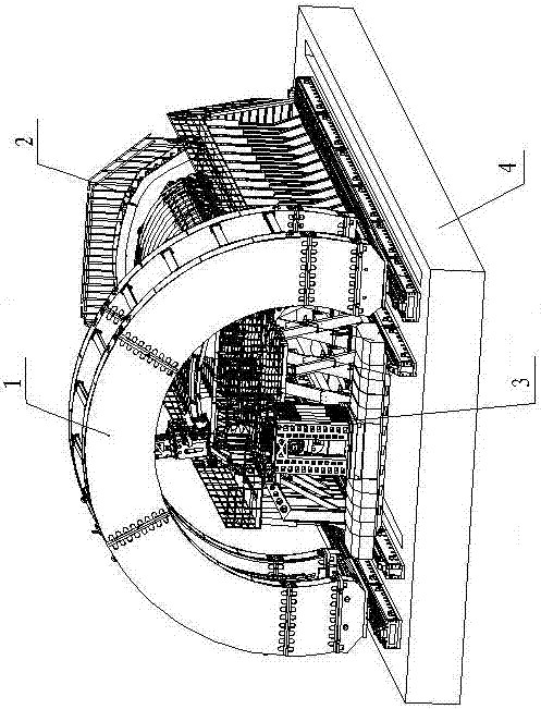 Aircraft wall panel digitalization processing and assembling system