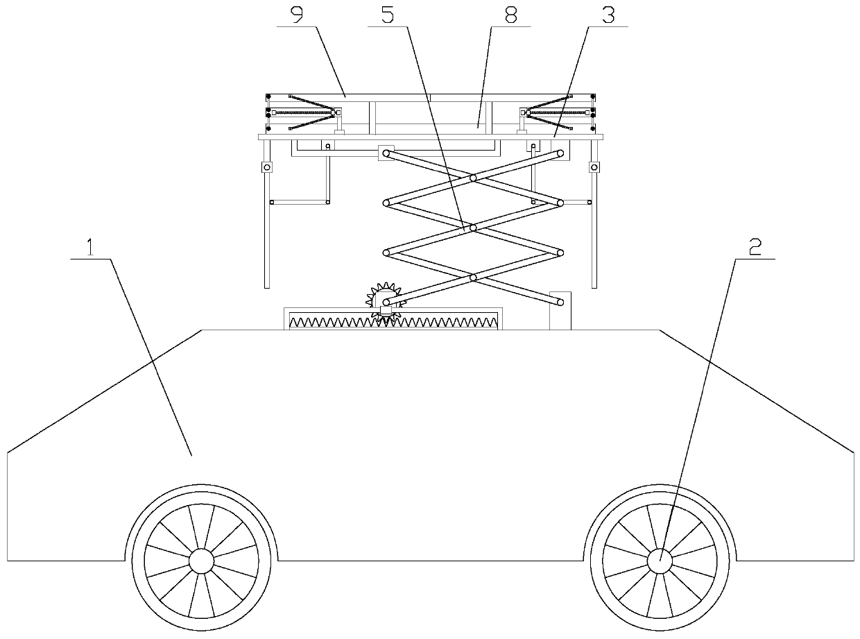 Solar vehicle with dust-proof function and high power generation efficiency