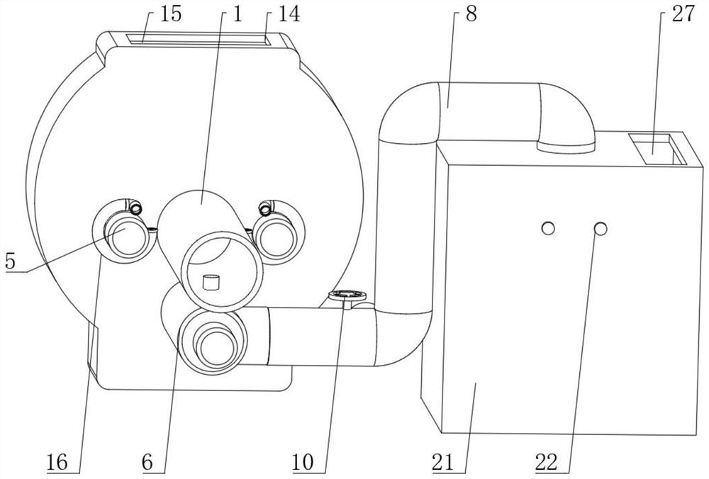 Automatic shearing filter screen device applied to emulsion conveying pipeline in fracturing construction