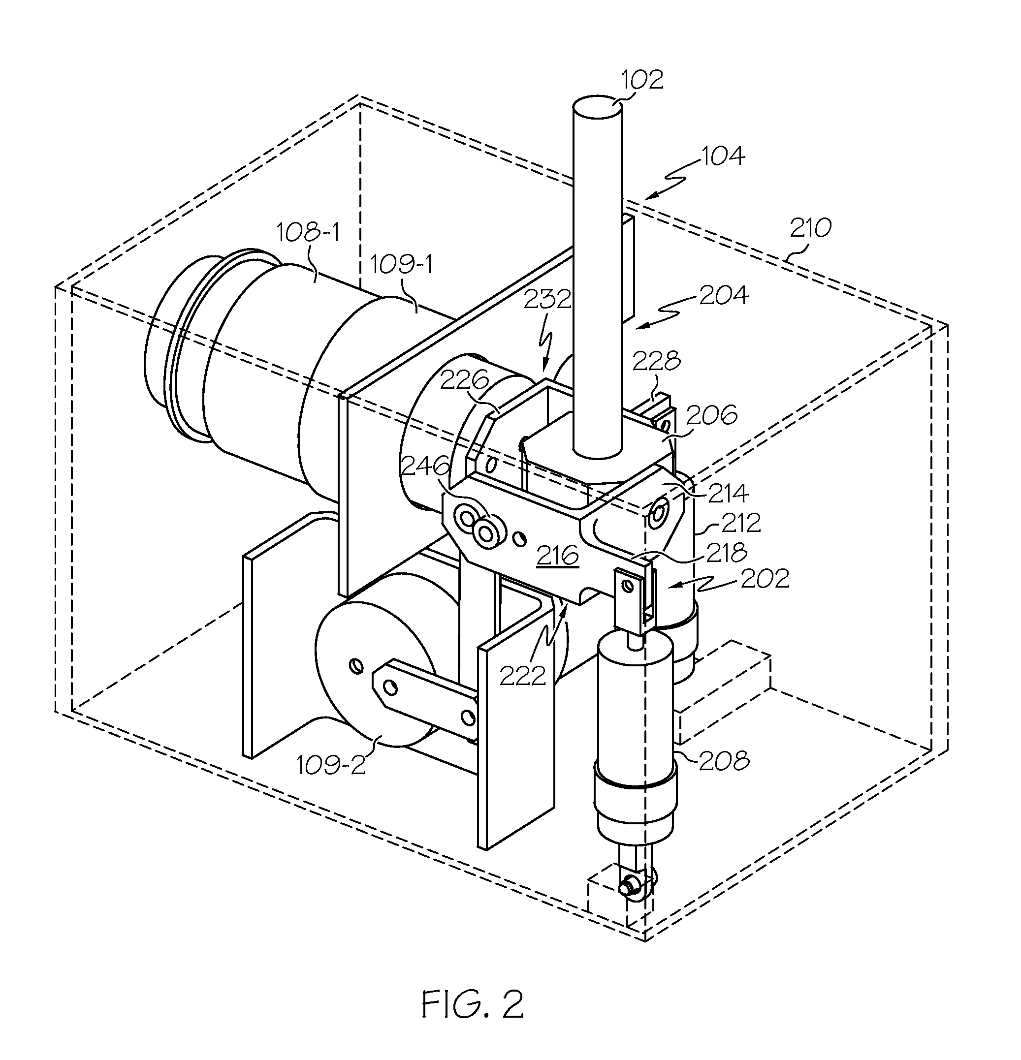 Active control stick assembly including traction drive