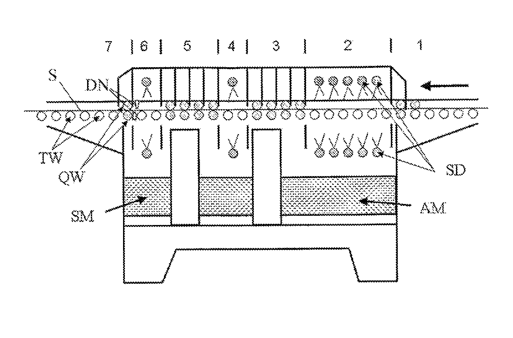 Process and device for cleaning and etching a substrate with a transparent conductive oxide layer