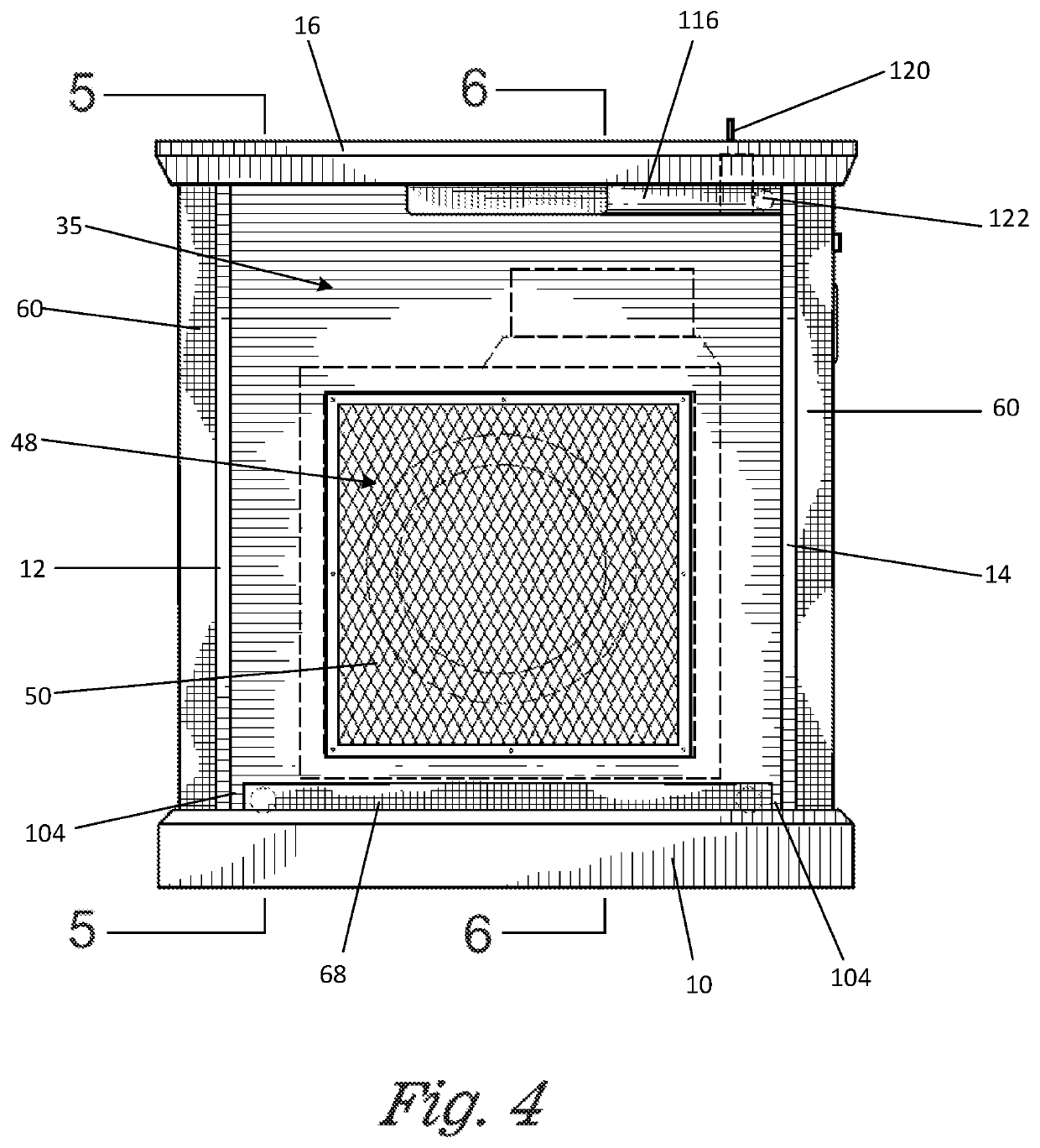 Air filtration and control system for an animal housing