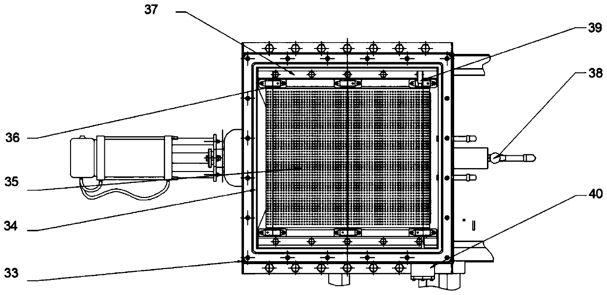 Full-automatic conveying-belt-type vacuum steam blanching equipment