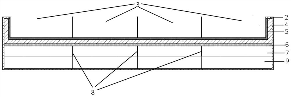 Microwave heating type heat preservation table