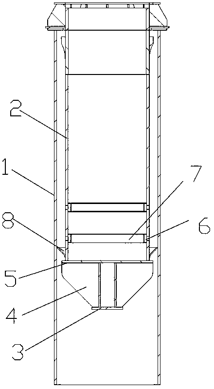 Reinforced grouting seal ring structure for offshore wind power pile foundation by first piling method