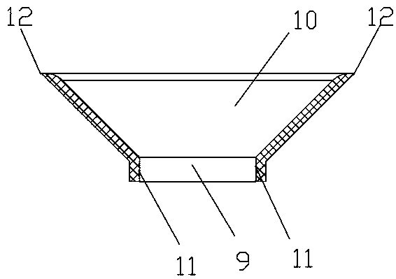 Reinforced grouting seal ring structure for offshore wind power pile foundation by first piling method