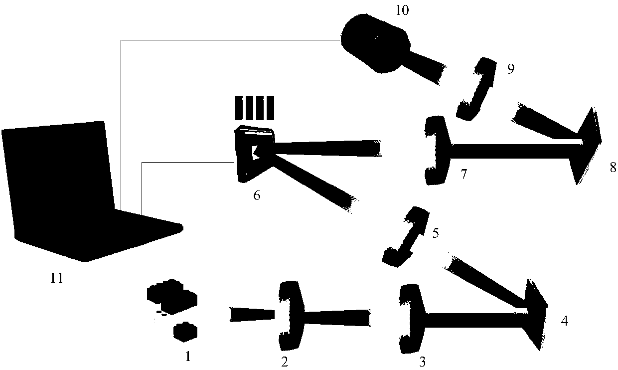 Imaging system, reconstruction method and device for compressed spectrum as well as terminal equipment