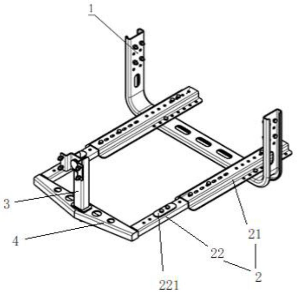 Battery bracket for new energy vehicle