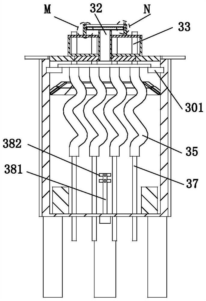 An industrial hydrogen production conversion furnace device