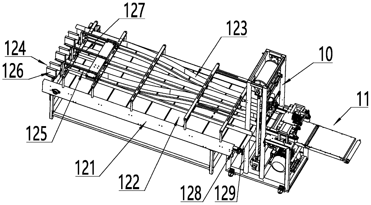 Material dividing and conveying device