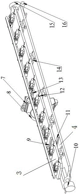 Automatic medicine dispensing device based on macro/micro driving and precise liquid medicine control