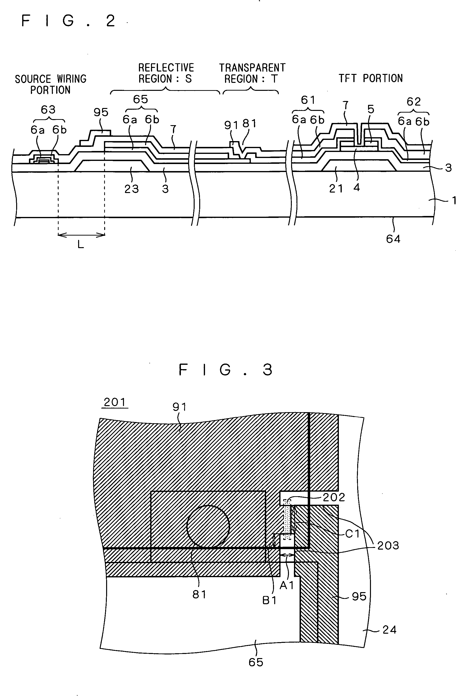 Semi-transparent TFT array substrate, and semi-transparent liquid crystal display