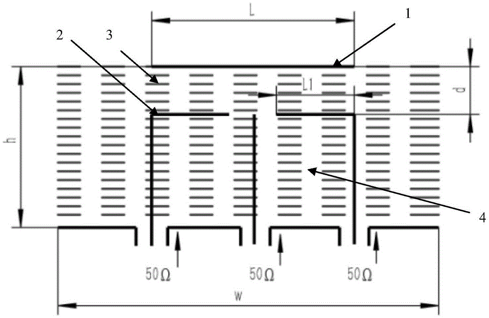 Satellite navigation system terminal broadband microstrip antenna