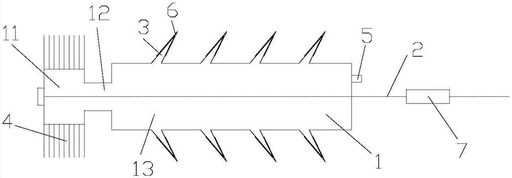 Dredging device for biliary tract drainage tube