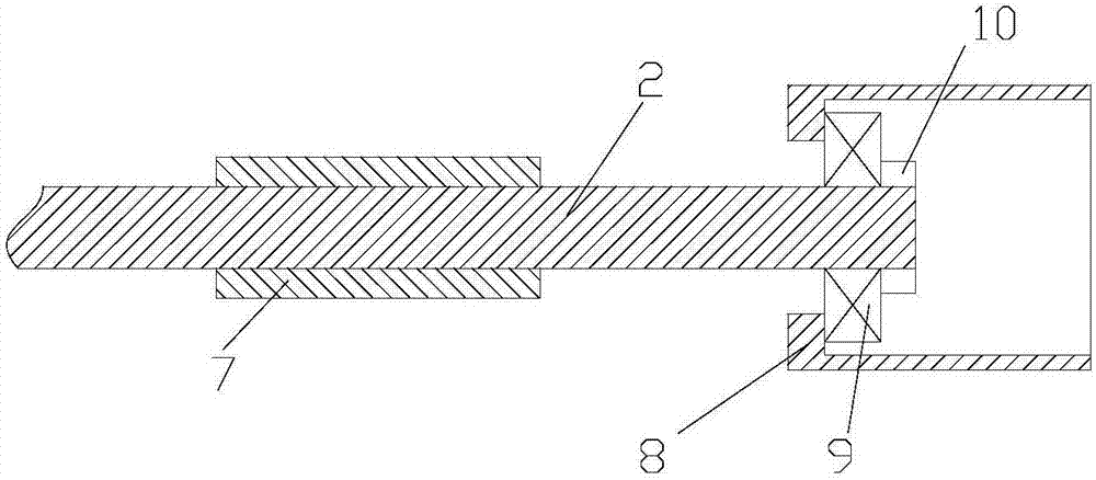 Dredging device for biliary tract drainage tube