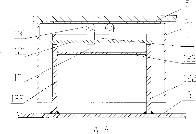 Floating mechanism and sealing device for end part of annular air channel