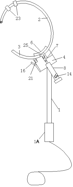 Protective device for climbing of telegraph pole