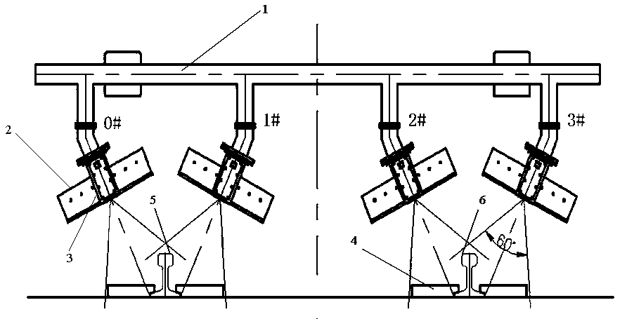 A machine vision-based detection device for rail fasteners