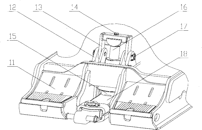 Hydraulic support and bottom lifting device thereof