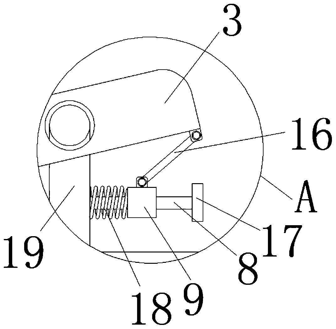 Cloth printing machining discharge assembly line