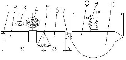 Underwater propelling device imitating longsnout beetle swimming feet