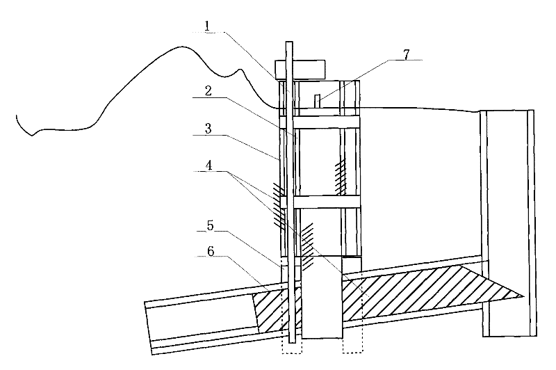 Construction method and equipment for cutting deep-buried structure with small-caliber drill tool