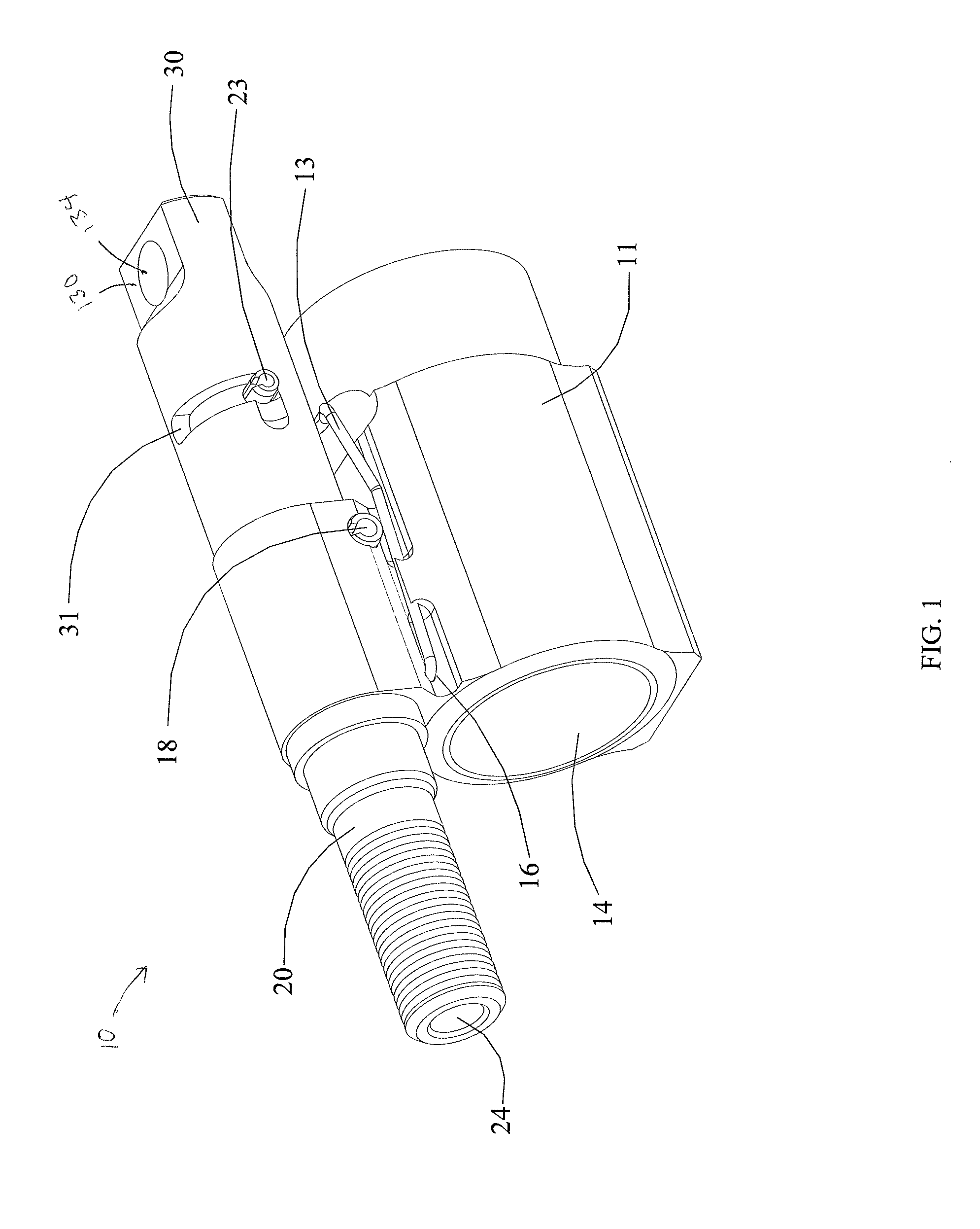 Adjustable gas block for a gas operated firearm