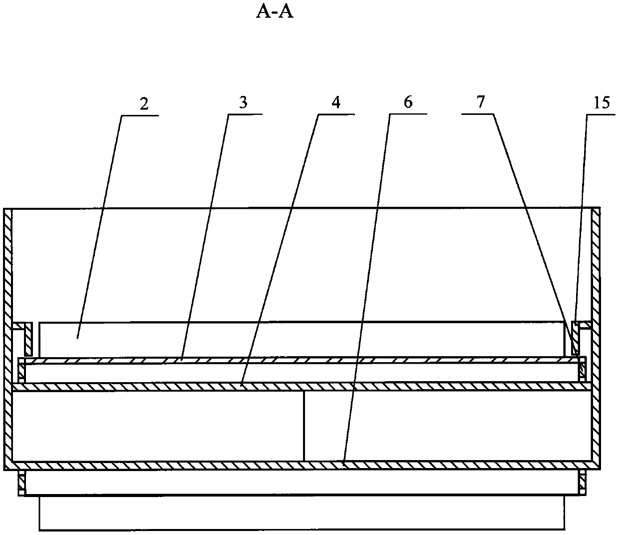 Method and device for continuously rinsing chemical activated carbon