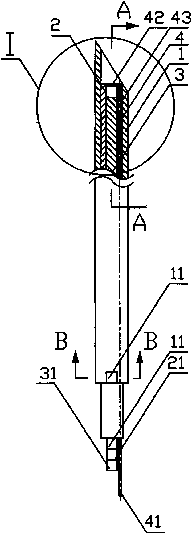 Quantitative tissue mass incision and implantation device