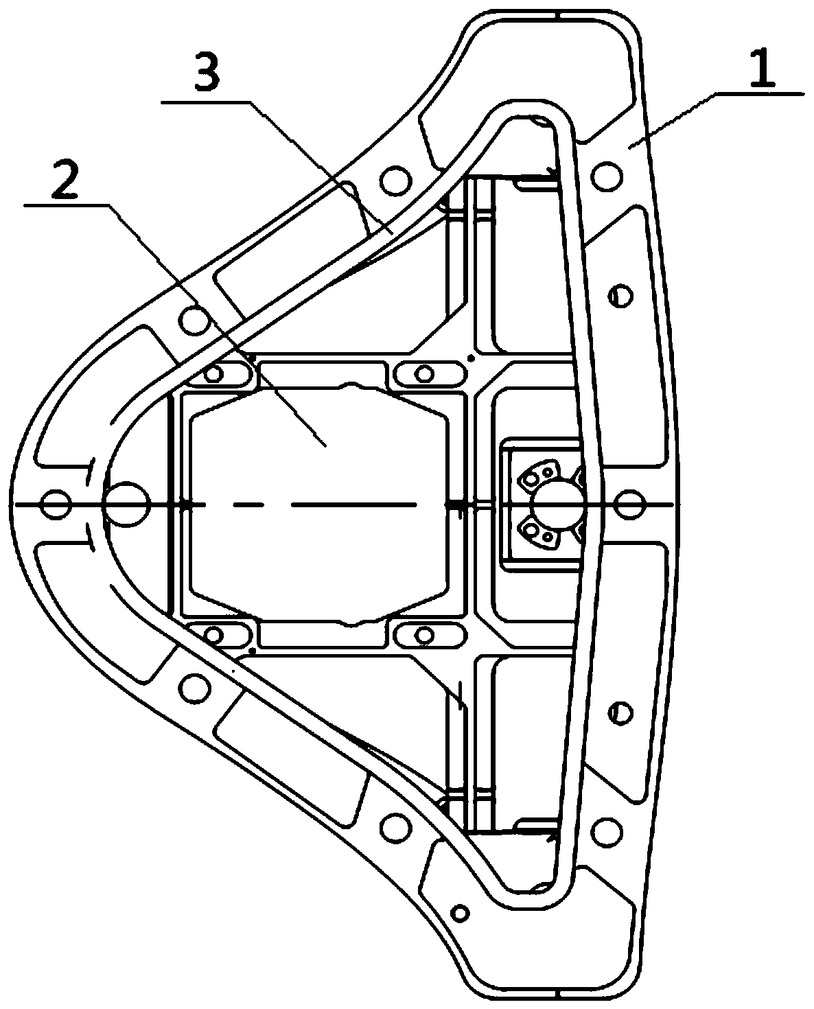 Machining method of thin-wall abnormally-shaped metal casting