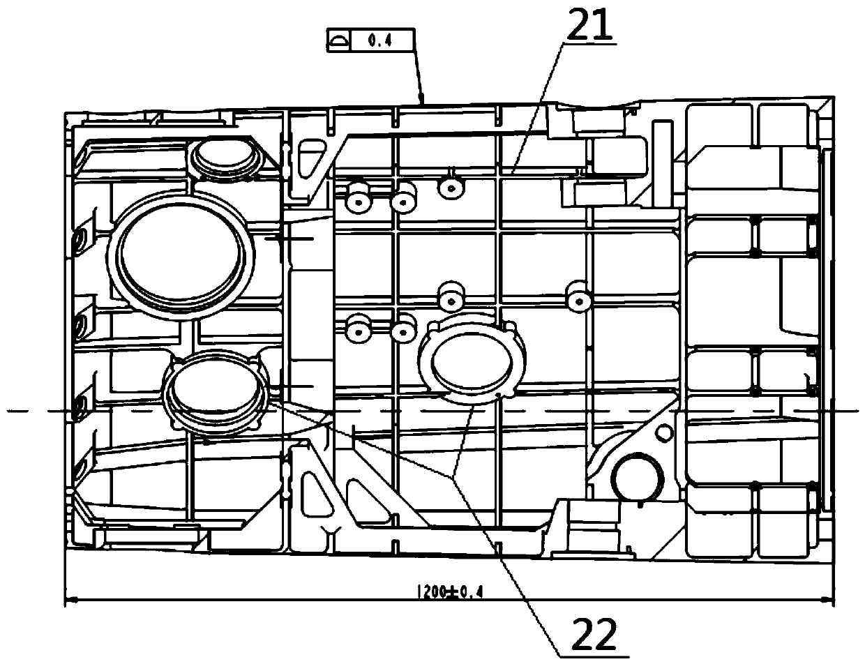 Machining method of thin-wall abnormally-shaped metal casting