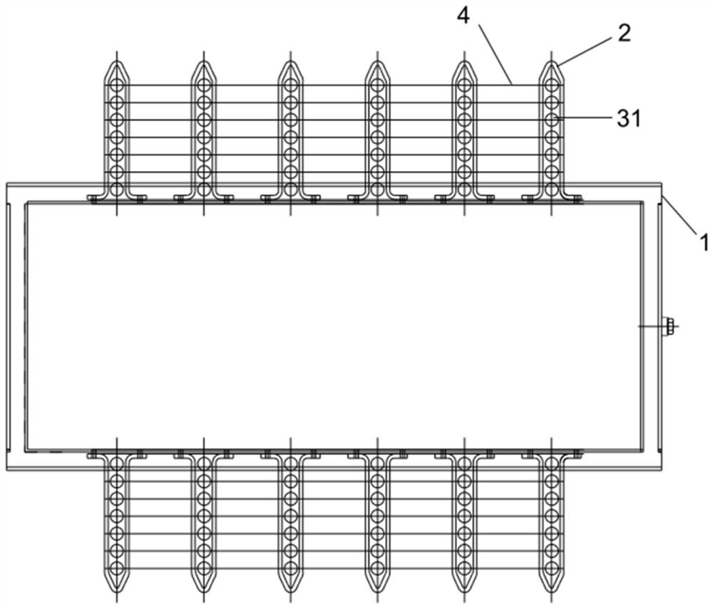 Oil-immersed transformer cooling device