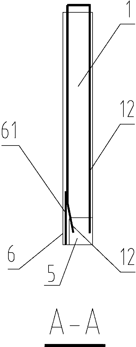 A prefabricated shear wall with cast-in-place connection