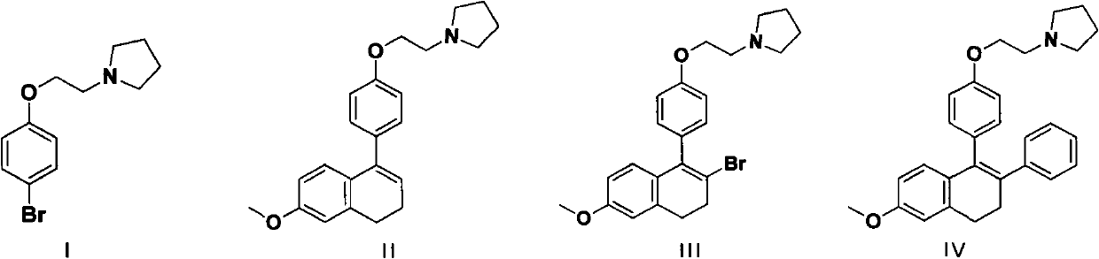 Method for preparing lasofoxifene intermediate