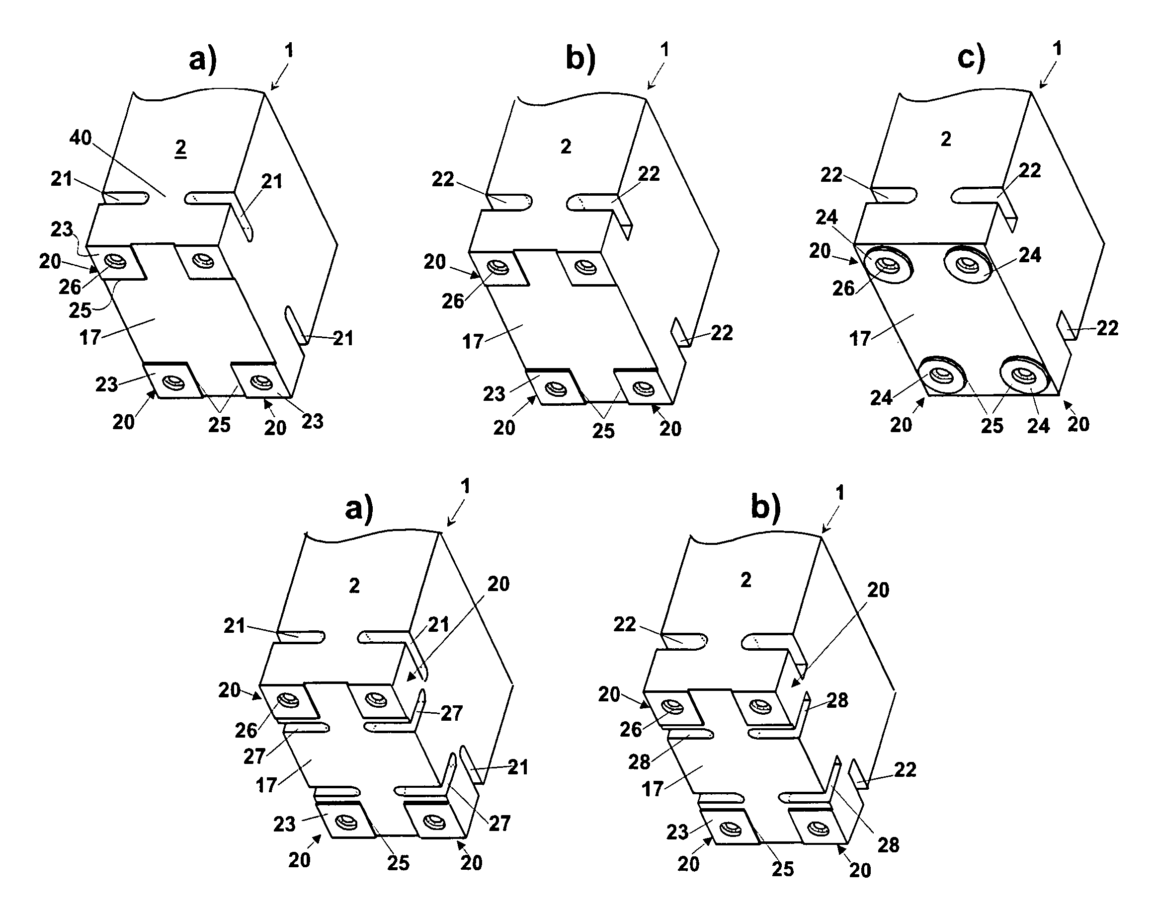 Fastening arrangement of a force-transmitting device