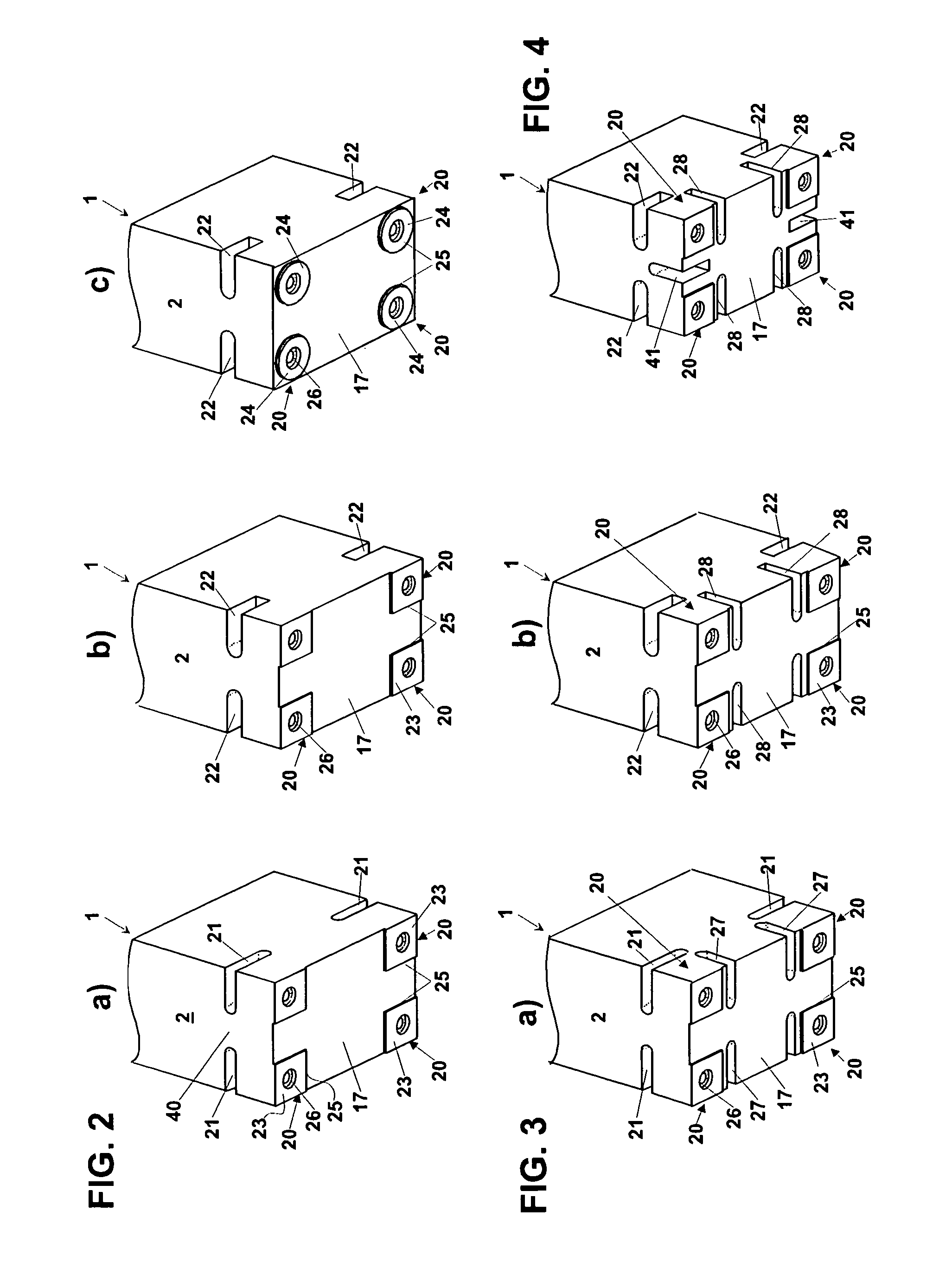 Fastening arrangement of a force-transmitting device