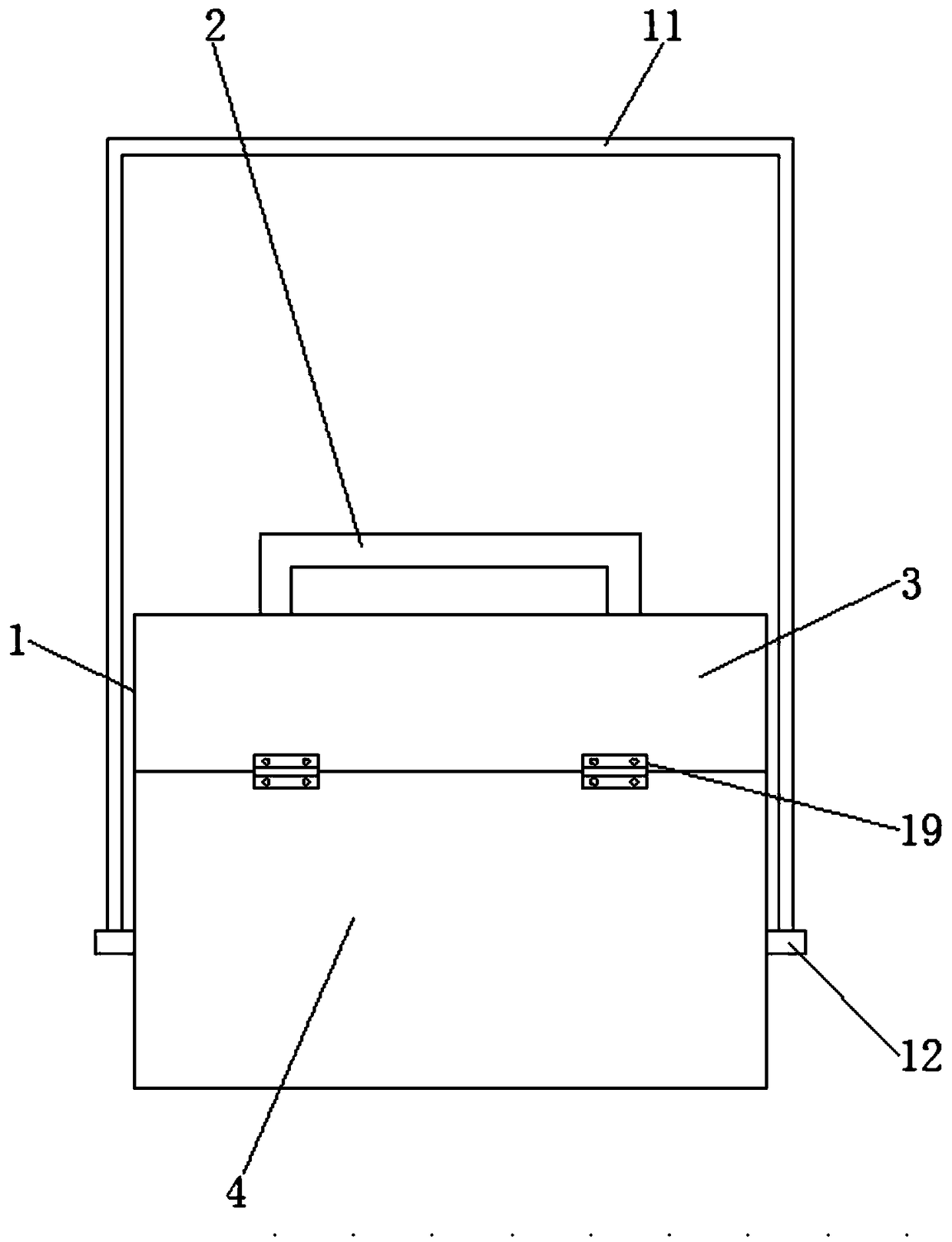 Classified epidemic prevention cabinet of sanitation instruments