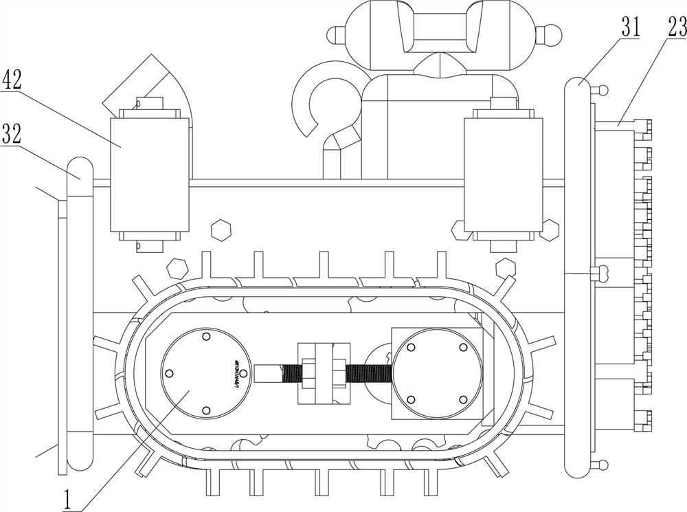 Pipe culvert blockage dredging robot and dredging method